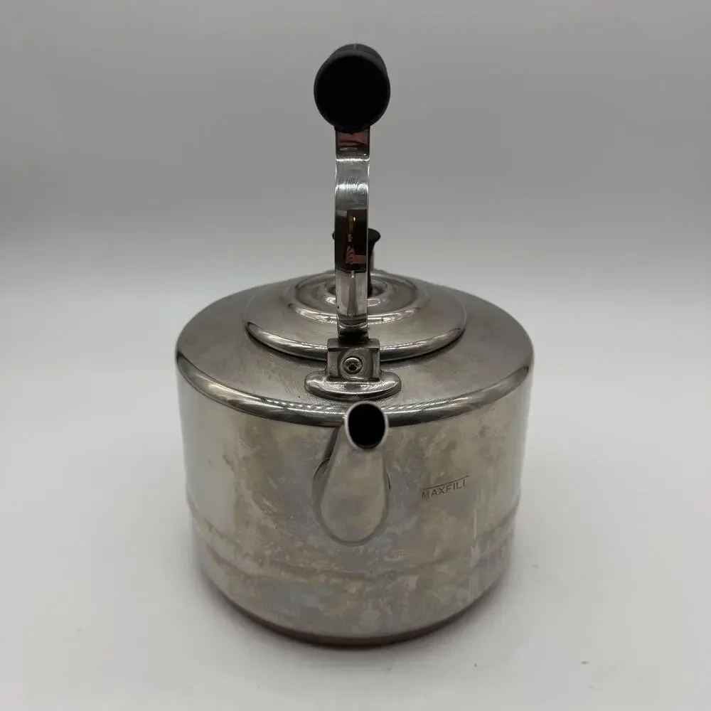 BonJour Tea Kettle 2qt/8C Stovetop Silver Stainless Steel Gooseneck Spout 53087